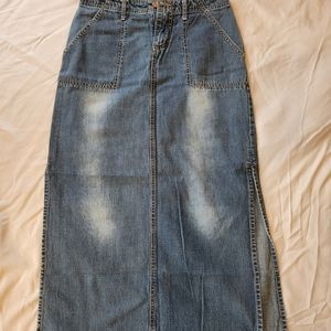 Women's denim skirt